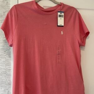 Ralph Lauren Coral Tee with Logo